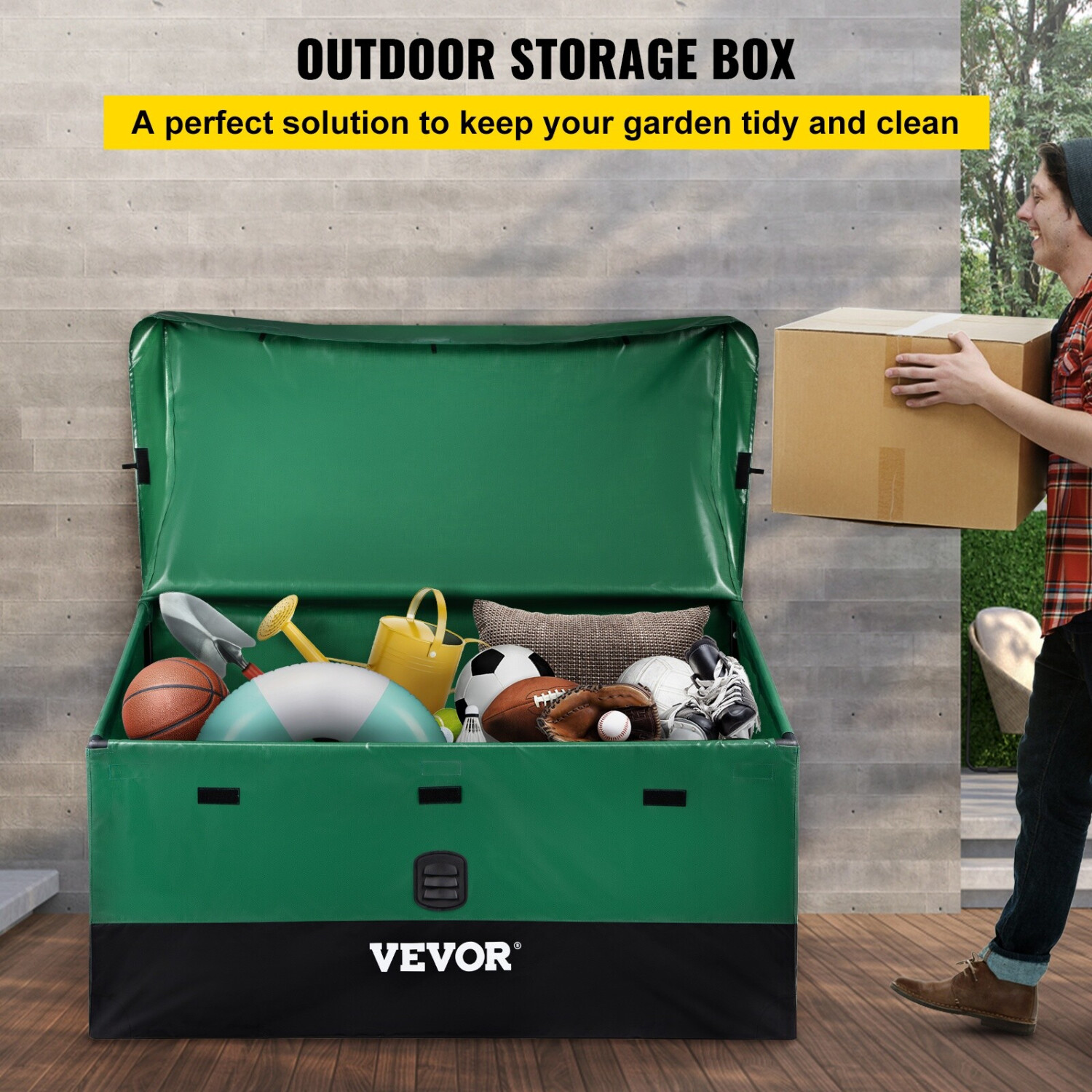 VEVOR Gartenbox Auflagenbox PE-Plane 440L ab 46,45 € (Oktober 2026)
