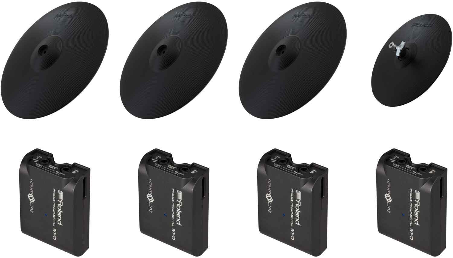 Roland 4CY-4WT-01 Drumlink Cymbal-Pack