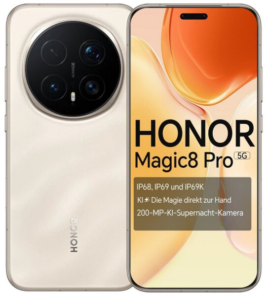 Honor Magic8 Pro 16GB 1TB Sunrise Gold, Bild 7