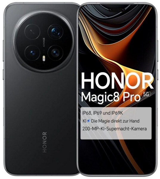 Honor Magic8 Pro 16GB 1TB Black, Bild 9