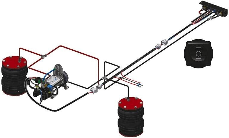 Reimo Zusatz-Luftfedersystem für Fiat Ducato ab Bj. 2006