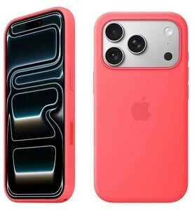 Apple iPhone 17 Pro Silikon Case mit MagSafe Guavepink, Bild 3