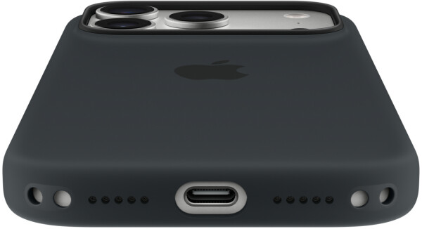 Apple iPhone 17 Pro Silikon Case mit MagSafe Vanille, Bild 6