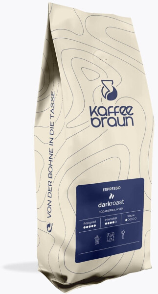Kaffee Braun Espresso Dark Roast 250g
