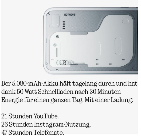Nothing Phone (4a) 8GB 128GB Black, Bild 14