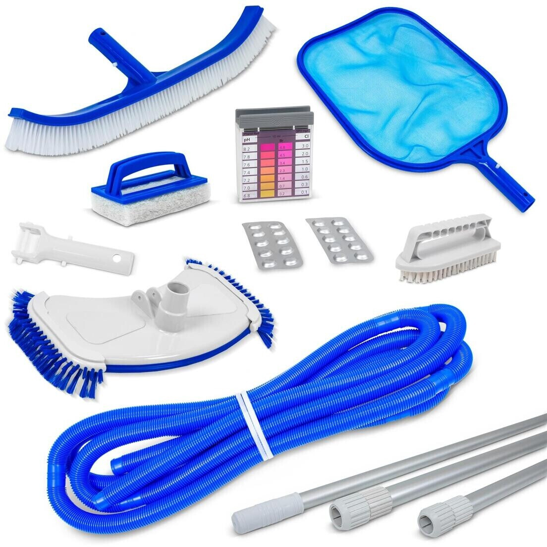 Trend-Pool Trend Pool Super Set Bodensauger mit Tablettentester 7-teilig