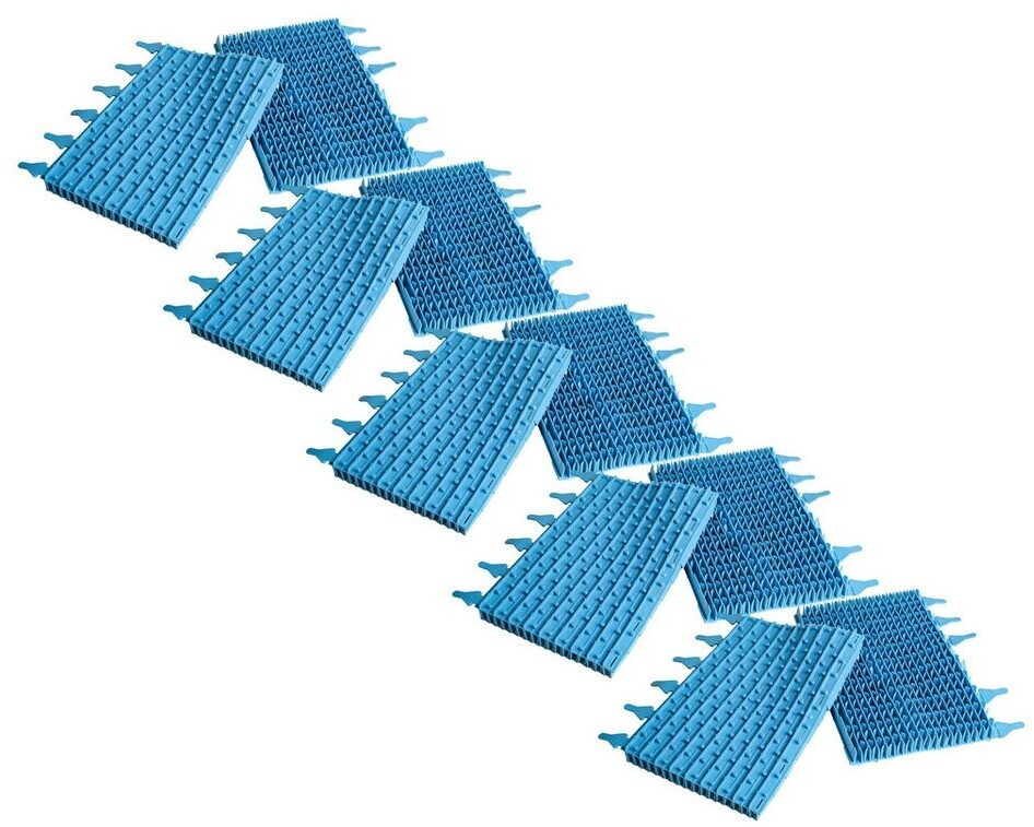 vhbw 10x Bürste Ersatz Für Zodiac W1585a Für Poolroboter - Aus Gummi 30,5 X 24,4 X 5,8 Cm