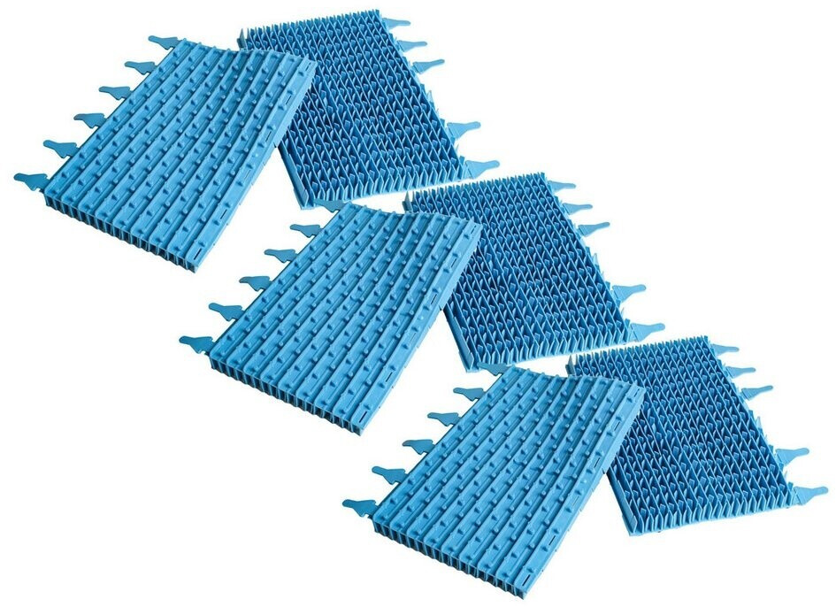 vhbw 6X Bürste Ersatz für Zodiac W1585A für Poolroboter - Aus Gummi 30,5 x 24,4 x 5,8 cm