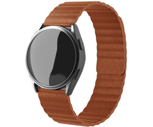 Strap-it Leder Loop Armband passend für Polar Ignite 3 (Braun)