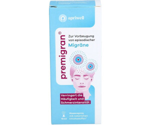 Apriwell premigran Migräne Nasenspray 15ml ab 17,45 € | Preisvergleich ...