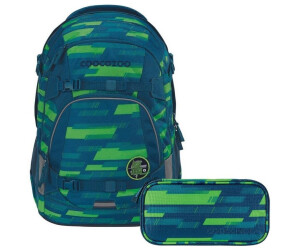 Coocazoo Schulrucksack-Set Mate „Lime Flash“ 2-teilig – Ergonomischer 30L Tornister Ab 5. Klasse Mit Brust- & Hüftgurt Inkl. Mäppchen Coocazoo Schulrucksack-Set Mate „Lime Flash“ 2-teilig – Ergonomischer 30L Tornister Ab 5. Klasse Mit Brust- & Hüftgurt Inkl. Mäppchen