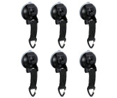 Saugnapf Haken Camping - 4 Stück Saugnapf Camping Haken mit 4 G-Haken, Starke Saughaken Auto Saugnapf Haken Camping - 4 Stück Saugnapf Camping Haken mit 4 G-Haken, Starke Saughaken Auto