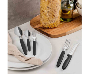Tramontina Besteck-Set Ipanema 24-teilig silber/schwarz, Griff schwarz ab 28,86 € (Oktober 2026)