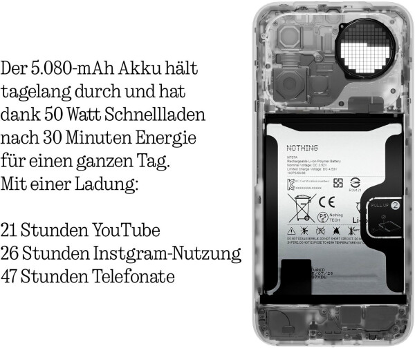 Nothing Phone (4a) Pro 12GB 256GB Pink, Bild 12