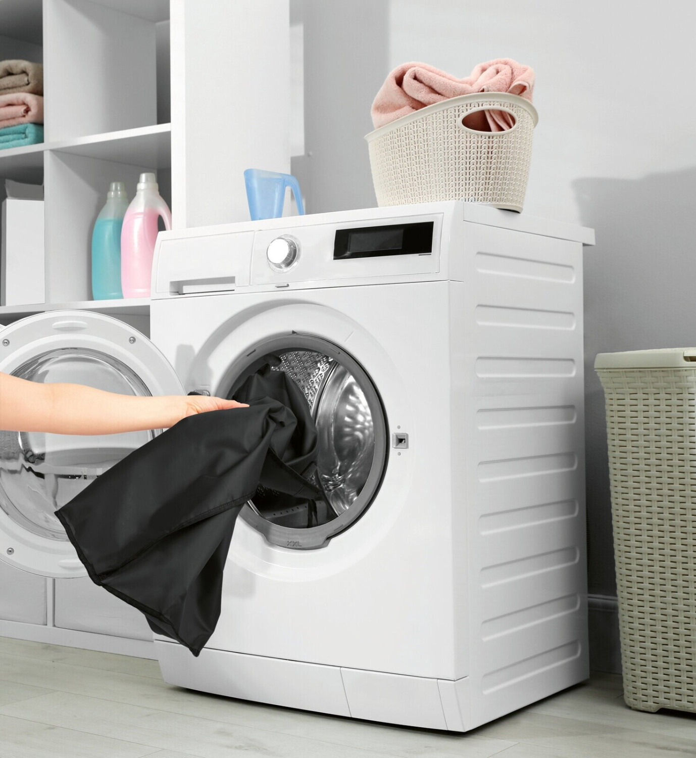 MAXXMEE Pfandflaschen Sammelbehälter 100l schwarz ab 17,99 € (Oktober 2026)