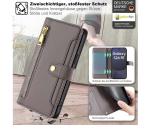 Betterfon Handykette fr Samsung Galaxy S24 FE Hlle mit Band Handyhlle  Kartenfcher PU Leder Umhngetasche in Grau ab 18.89  | Vergleiche 4  Angebote auf idealo.de