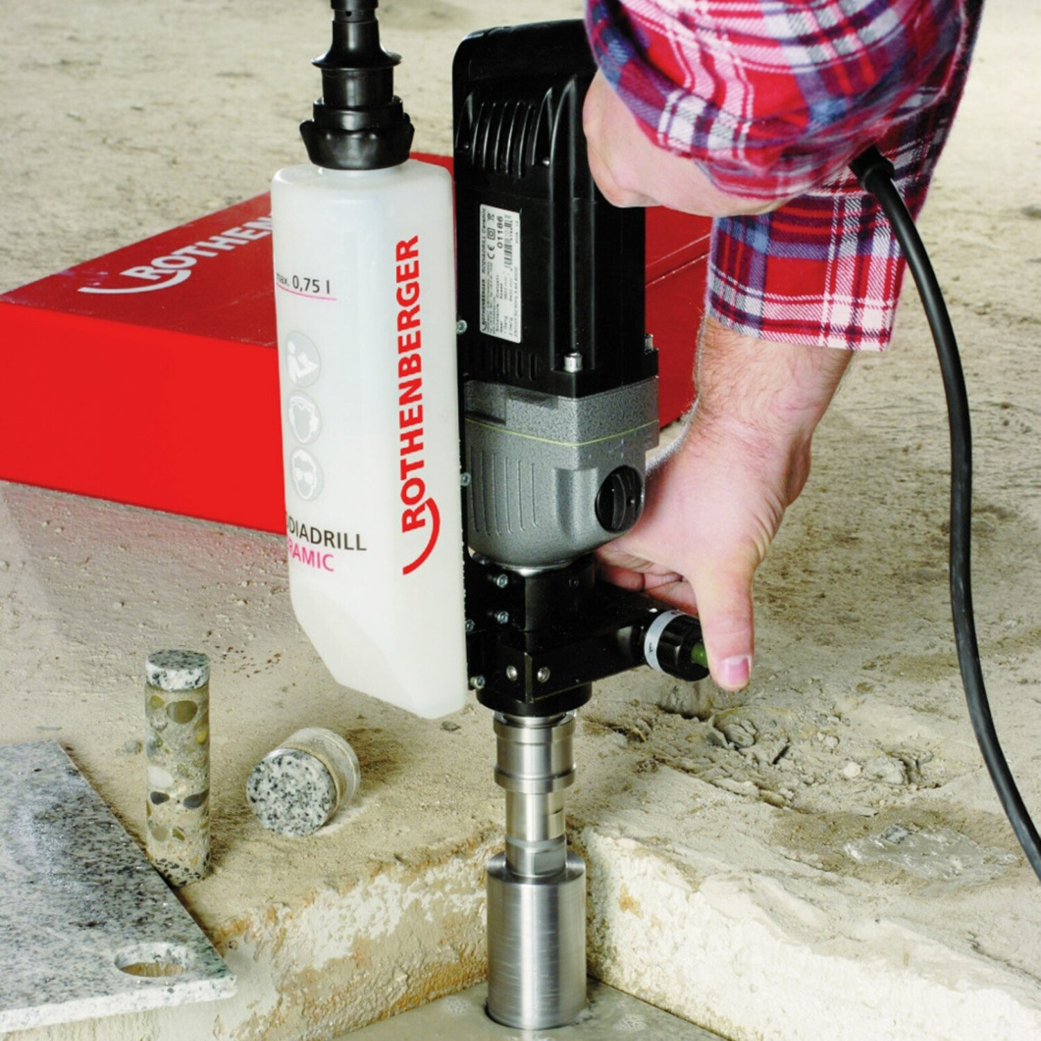 Rothenberger Nass-Bohrmaschine RODIADRILL Ceramic inklusive Bohrer ab 2 ...