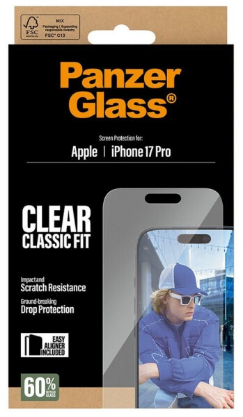 PanzerGlass Screen Protector Classic Fit Apple iPhone 17 Pro, Bild 3