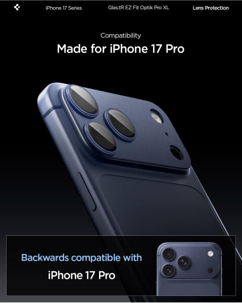Spigen Glas.tR Ez Fit Optik Pro XL 1-Pack Apple iPhone 17 Pro, Bild 13
