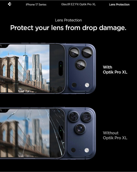 Spigen Glas.tR Ez Fit Optik Pro XL 1-Pack Apple iPhone 17 Pro, Bild 16