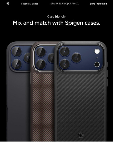 Spigen Glas.tR Ez Fit Optik Pro XL 1-Pack Apple iPhone 17 Pro, Bild 18