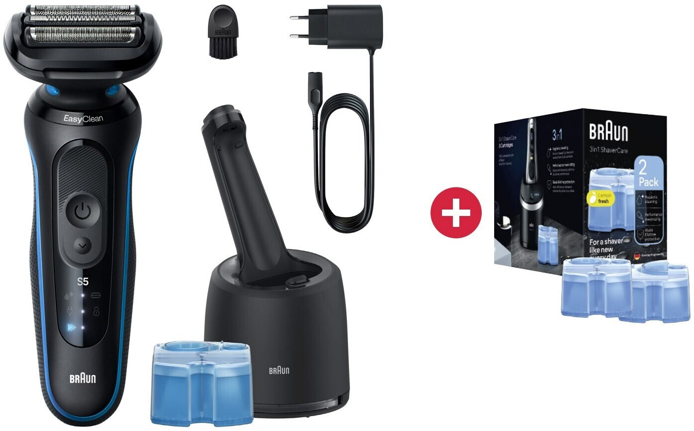 Braun Series 5 52-N7200cc + 3in1 ShaverCare Reinigungskartuschen Lemon Fresh (2 Stk.) ab 109,99 € (Oktober 2026)