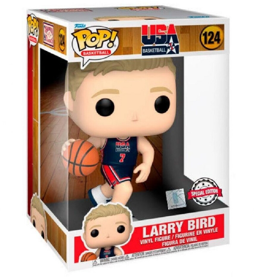 Funko Pop! Jumbo Larry Bird (Team USA) – Figurine Vinyle 25 Cm – Super Size – édition Basket