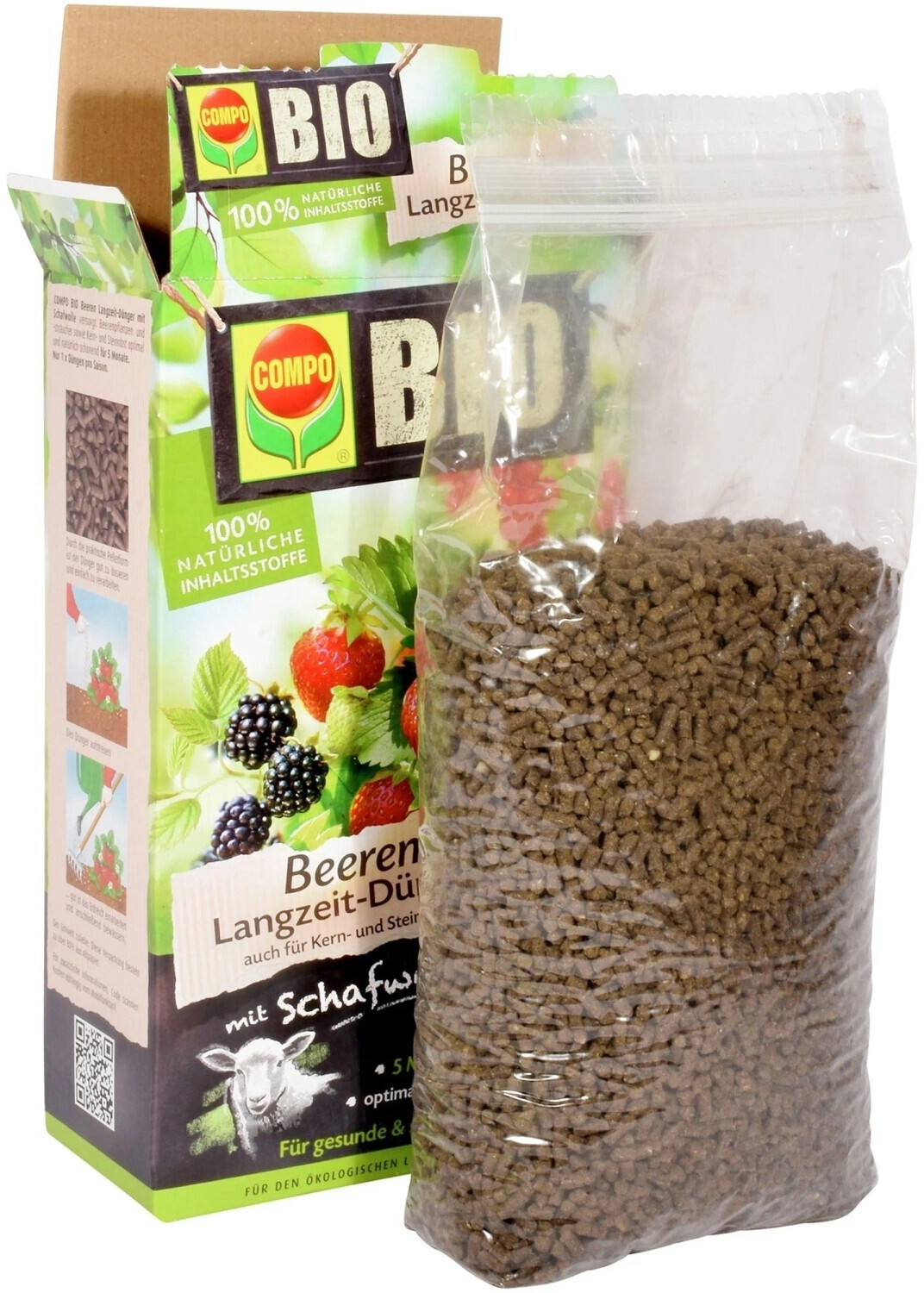 COMPO Beeren- & Obst-Langzeitdnger Bio mit Schafwolle 2 kg ab 13.19  |  Vergleiche 6 Angebote auf idealo.de
