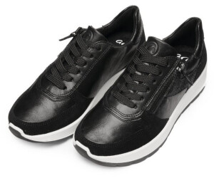 ara Dames New York sneakers, zwart, 42,5 EU breed, zwart, 42.5 EU Breed