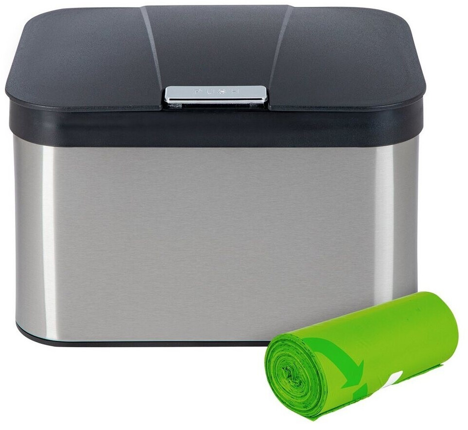 ONVAYA Biomülleimer für die Küche 4,3 Liter (Edelstahl Silber mit Müllbeutel) ab 25,45 € (Oktober 2026)