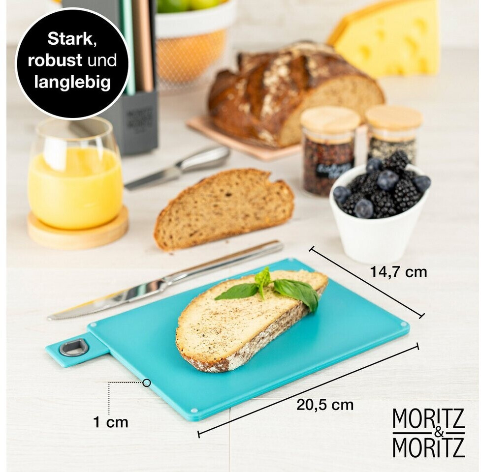 Moritz & Moritz 4x Frühstücksbrettchen mit Ständer 20,5 x 14,5 cm bunt ab 16,65 € (Oktober 2026)