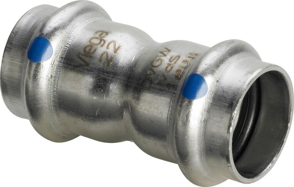 Muffe Inox Viega Sanpress Inox LF Muffe Ø 35 mm Edelstahl Modell 2315LF (666071 ...