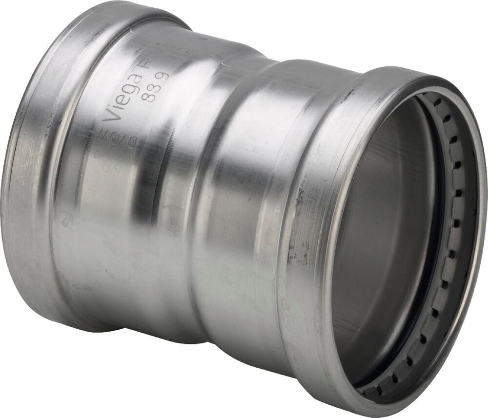 Muffe Inox Viega Sanpress Inox XL LF Muffe Ø 76,1 mm Edelstahl Modell 2315XLLF ...