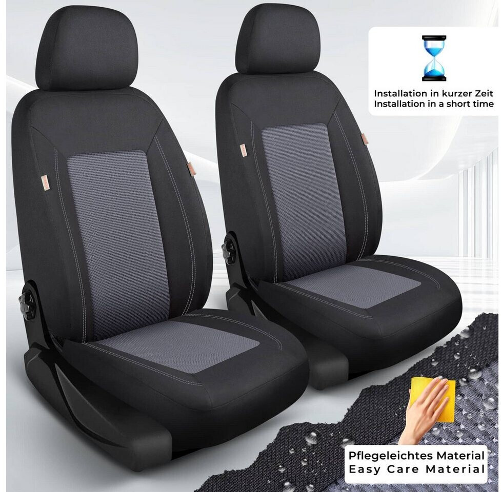 Universale Set coprisedili auto compatibile con FIAT STILO - Nero