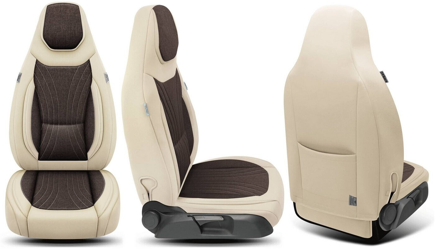 BREMER SITZBEZÜGE Set di 2 coprisedili per piloti compatibili con camper Hymer D