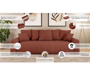Home Affaire Big-Sofa LAKESIDE klein 3-Sitzer Schlafsofa mit Bettkasten Breite 238 cm Liegefläche 149x195 cm hoher Sitzkomfort Maße B/T/H: 238/98/85cm taupe ab 869,99 € (Oktober 2026)