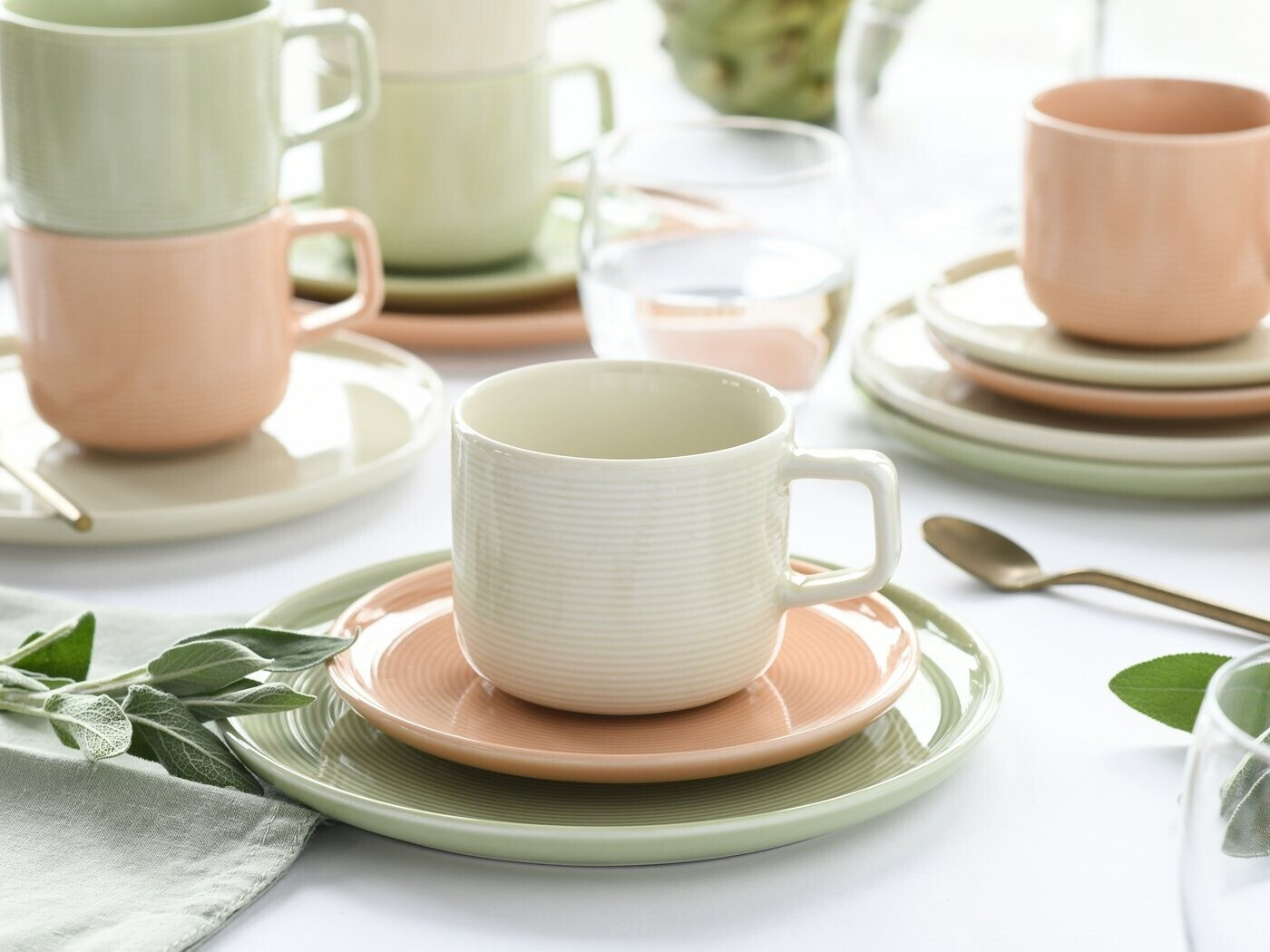 CreaTable 25074, Session Romance, Kaffeeservice 18-tlg, Porzellan ab 57,10 € (Oktober 2026)