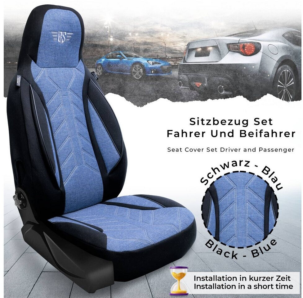 Bremer Sitzbezüge Autositzbezug für VW T5 Transporter Bj 2003-15 (PL401) Set Fahrer und Beifahrer Schwarz/Grau Grau ab 89,10 € | Preisvergleich bei Bremer Sitzbezüge Autositzbezug für VW T5 Transporter Bj 2003-15 (PL401) Set Fahrer und Beifahrer Schwarz/Grau Grau ab 89,10 € | Preisvergleich bei