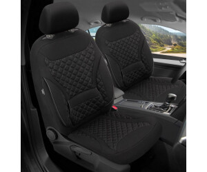 BREMER SITZBEZÜGE Set di 2 coprisedili per auto compatibili con Kia Sorento 4 MQ4 conducente e passeggero a partire dal 2020, colore nero/grigio