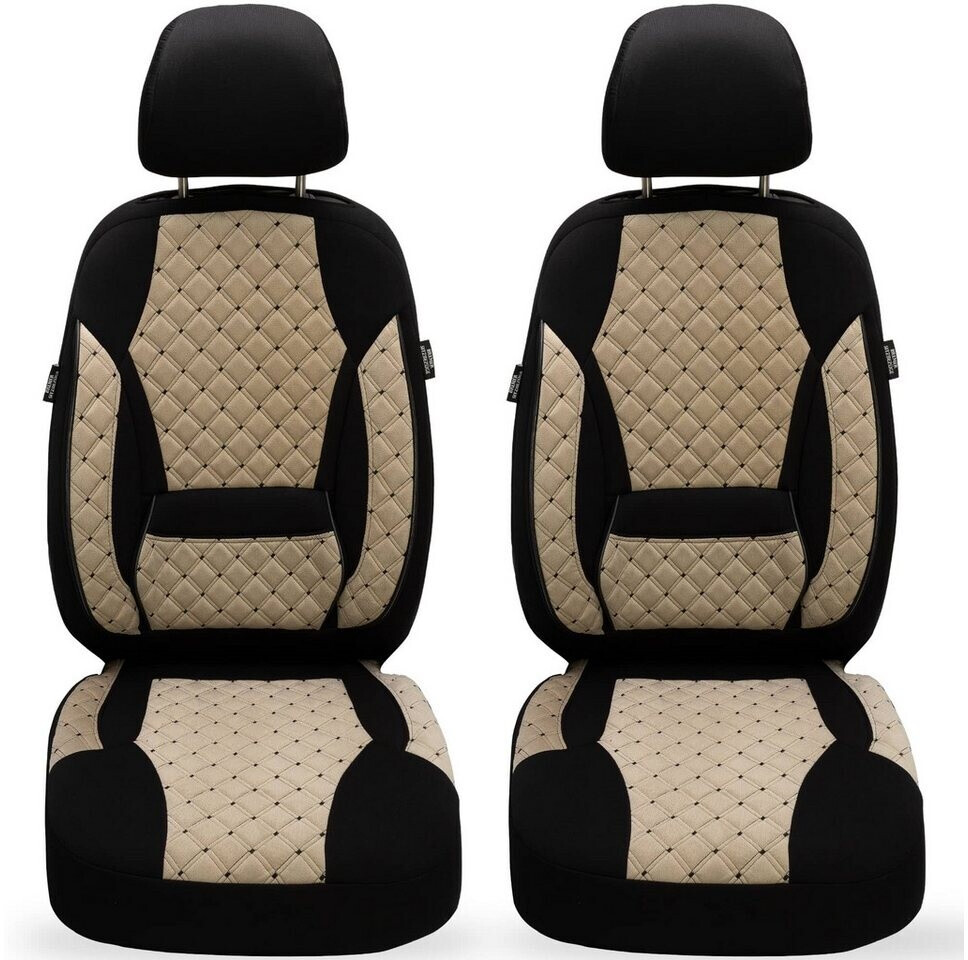 BREMER SITZBEZÜGE Zitkussen, compatibel met VW T3 vanaf 1980-1992, schuimvulling, zitschuim, voorstoelbekleding, bestuurder of passagiers, bekleding, schuimstof en 15 klemmen