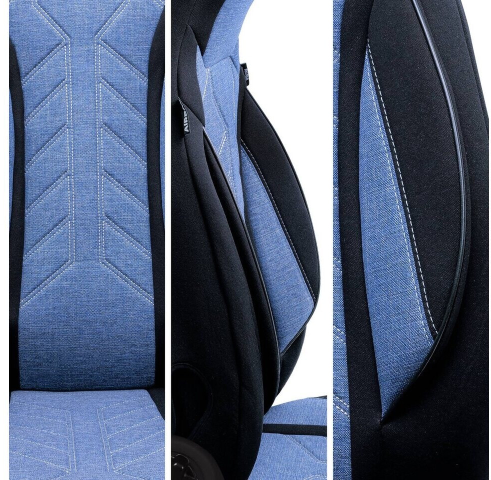 Bremer Sitzbezüge Autositzbezug Für Fiat 500L Bj 2012-17  FSL1  Set Vorne Und Hinten In Grau Bremer Sitzbezuege