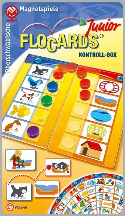 Oberschwäbische Magnetspiele Flocards Junior Kontroll-Box (allemand)