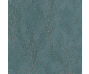 Papier Peint Intissé Ugépa Elegance L85604 - Vert, 10,05 X 0,53 M, Résistant à La Lumière Et Lavable