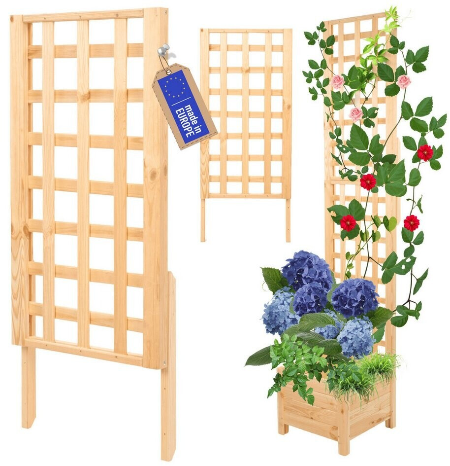 Modo24 Rankgitter aus Holz für Pflanzkübel 94x40 cm natur ab 24,00