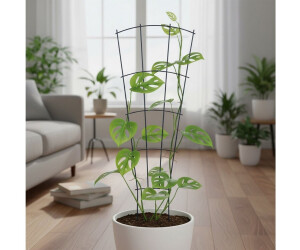 Relaxdays Pflanzensttze Schwarz Metall 31x1x82 cm ab 12.99  | Vergleiche  8 Angebote auf idealo.de