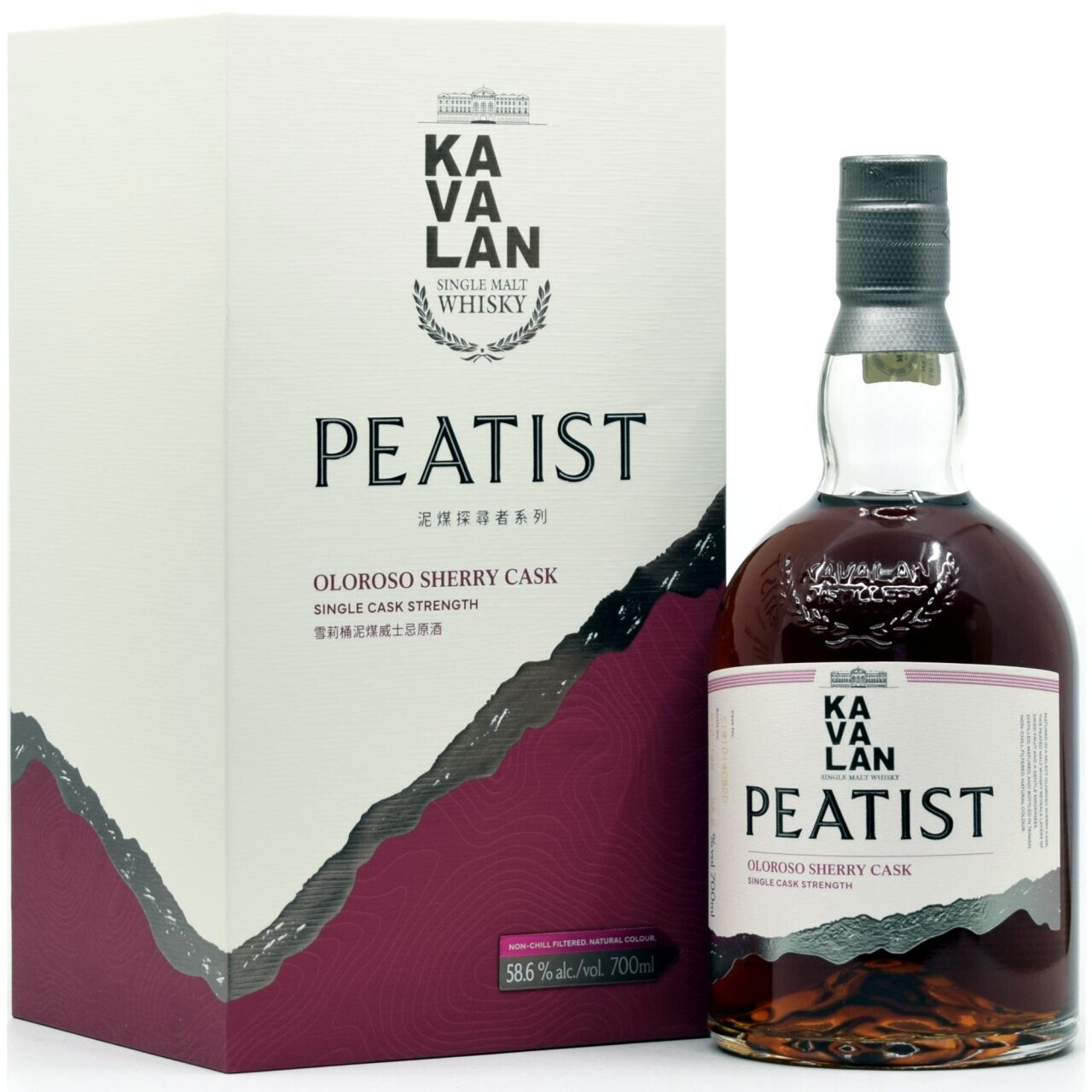 Kavalan Peatist Olorosso Sherry Cask 0.70 liter Whisky 57.1 % vol
