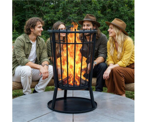 Gravidus Feuerkorb Feuerkorb mit Funkenschutz und Bodenplatte Ø40 cm für Garten Terrasse ab 43,57 € (Oktober 2026)