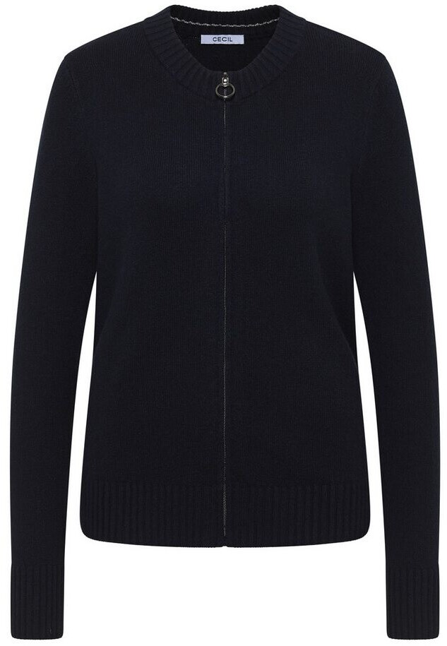 Cosy vest met rits voor dames in Bruin