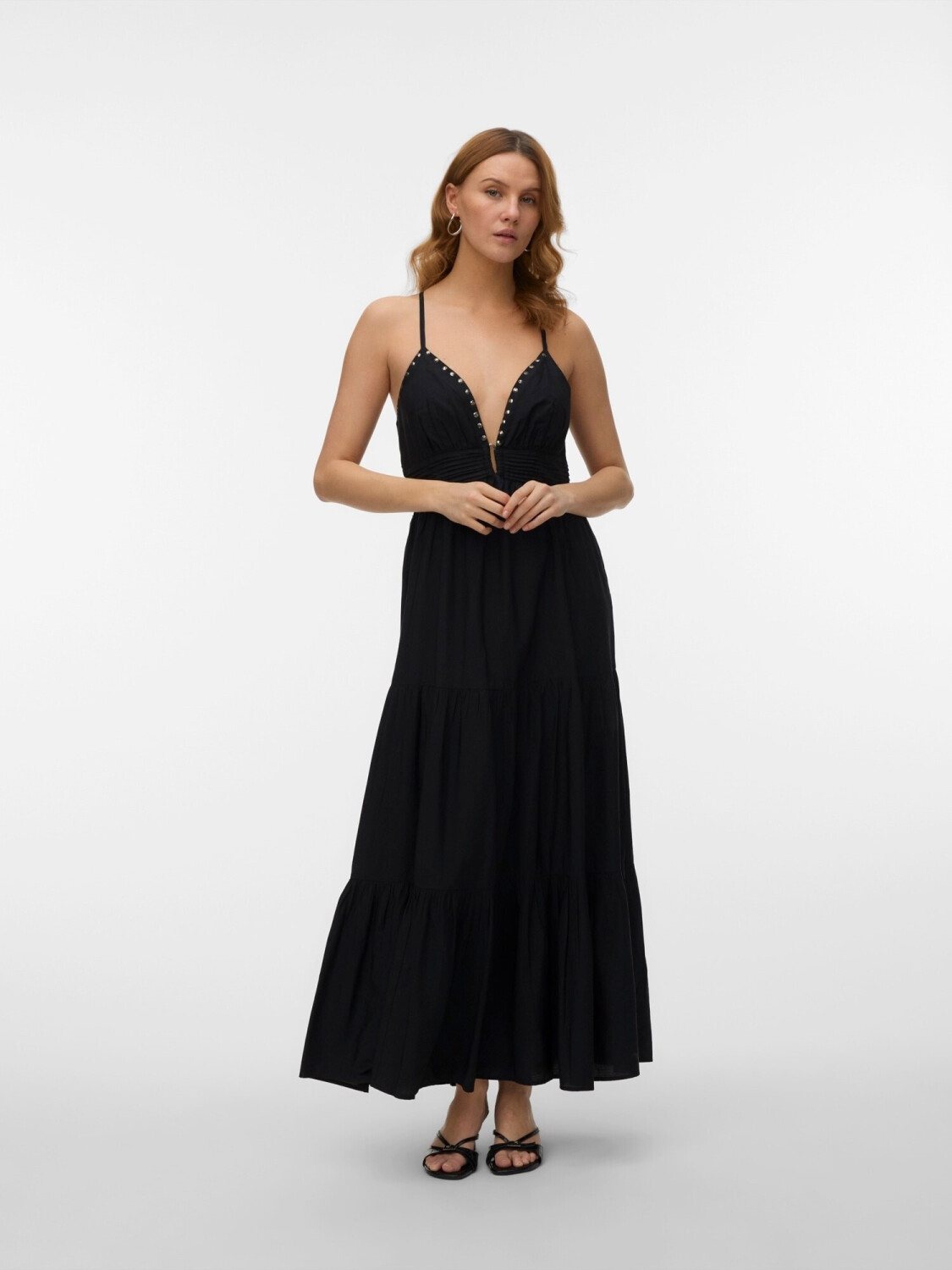 Vero Moda Ilisa Long Sleeve Mini Dress in Black