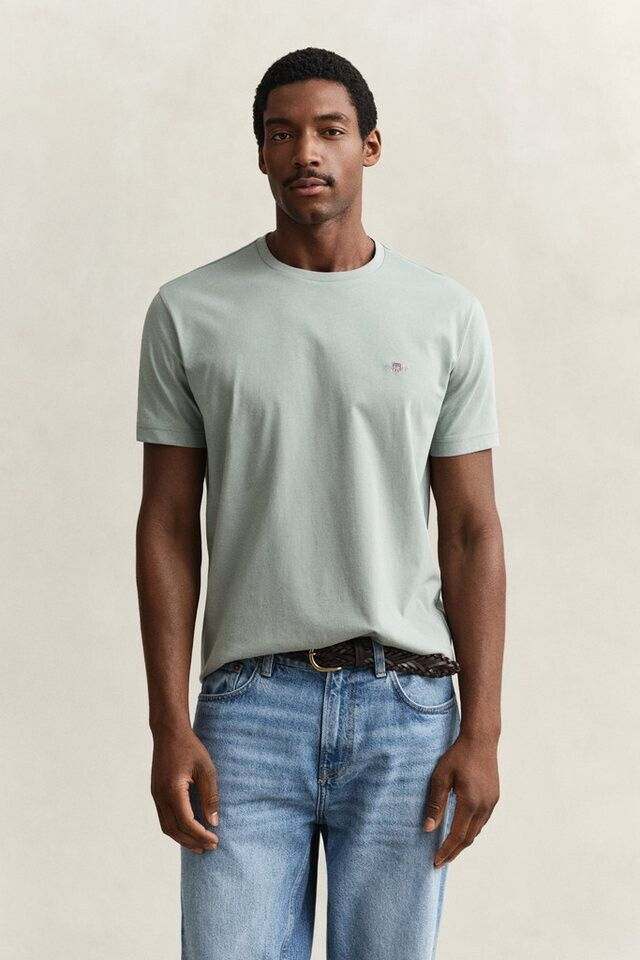 GANT MD. FALL SS T-SHIRT, T-shirt Uomo, Marrone ( ROASTED WALNUT ), S